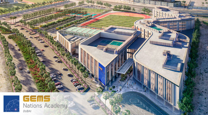 GEMS Nations Academy 360 virtual reality CGI tour - Dubai