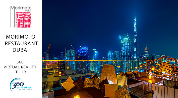 Morimoto Restaurant in Renaissance Downtown Hotel Dubai - 360 VR, Dubai